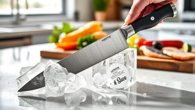 top ice cutting frozen knives
