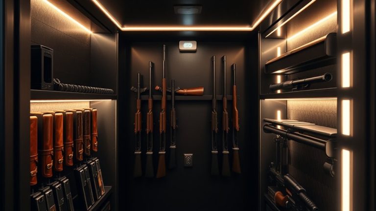 top interior gun safe lighting