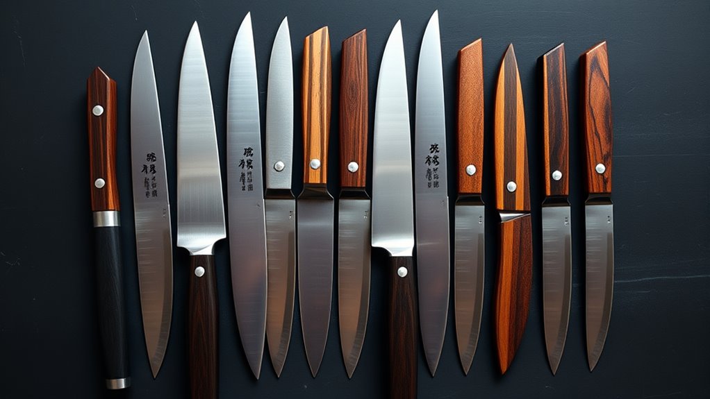 top japanese knife handle options