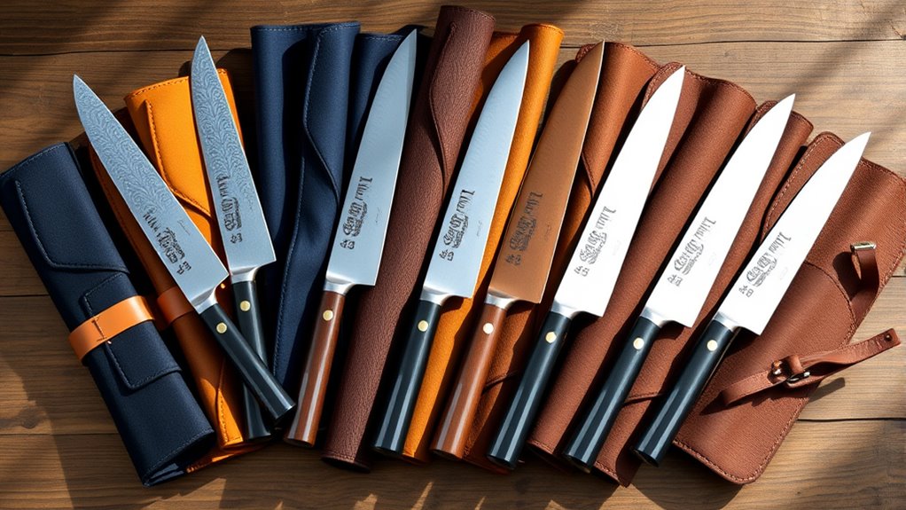 top japanese knife roll selection