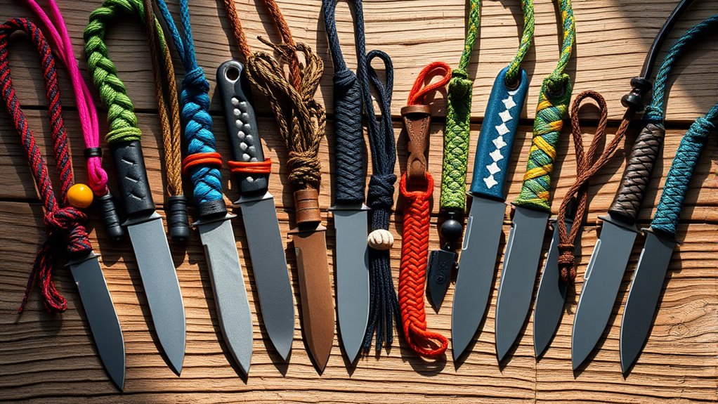 top knife lanyard picks