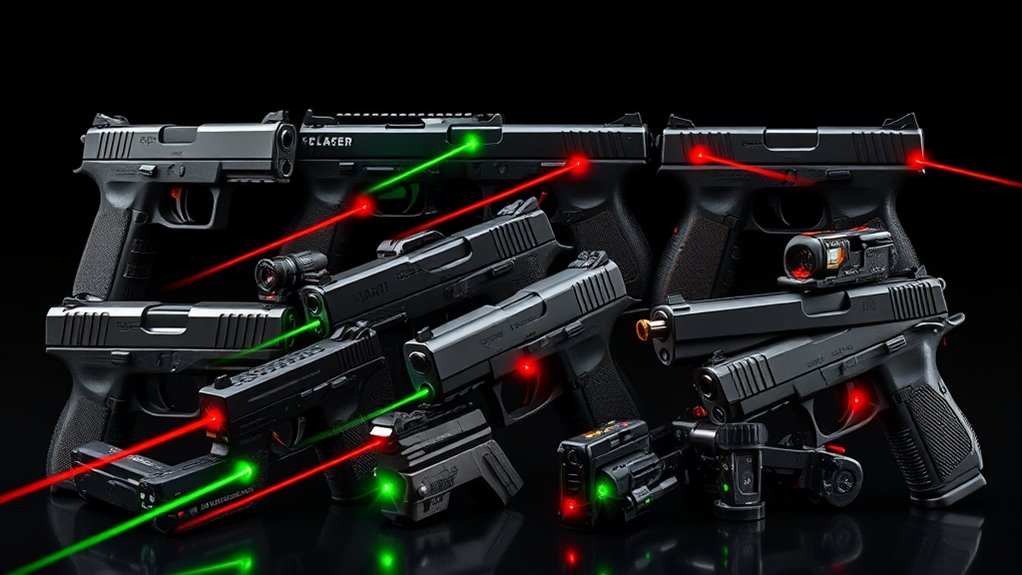 top laser pistol lights