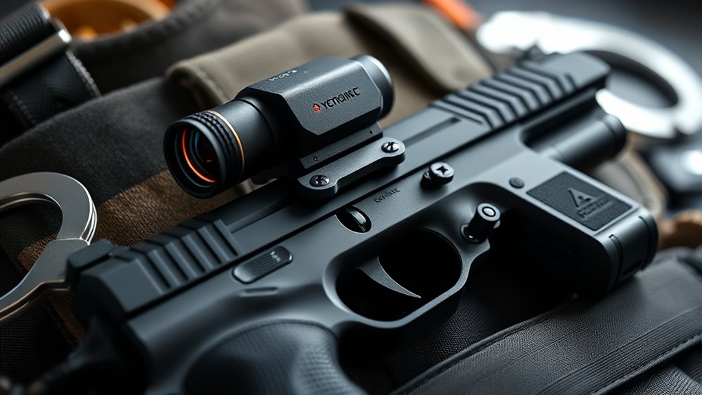 top law enforcement pistol optics
