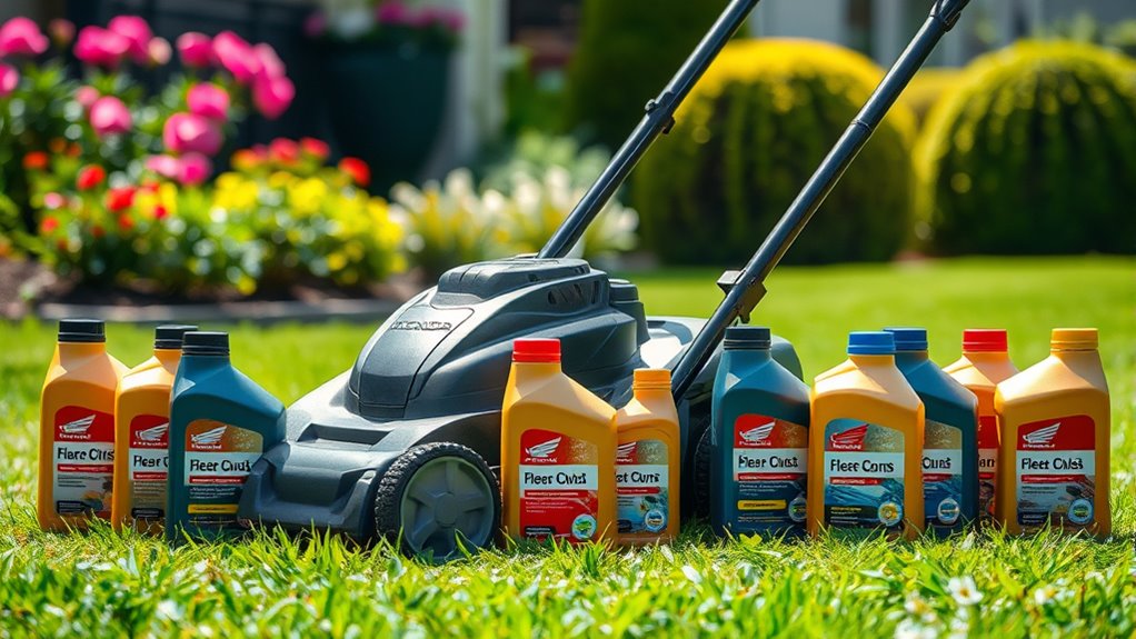 top lawn mower oil options