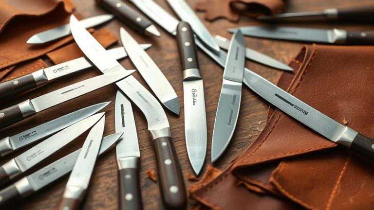 top leather cutting knives