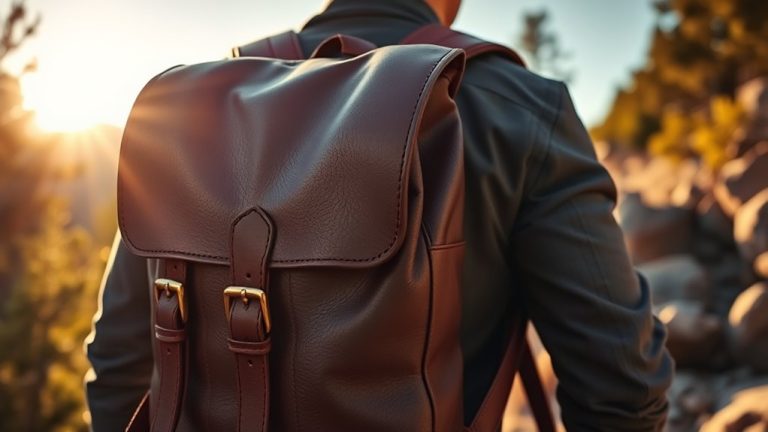 top leather travel backpack picks