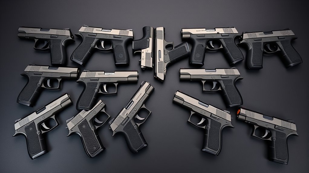 top left handed pistol picks