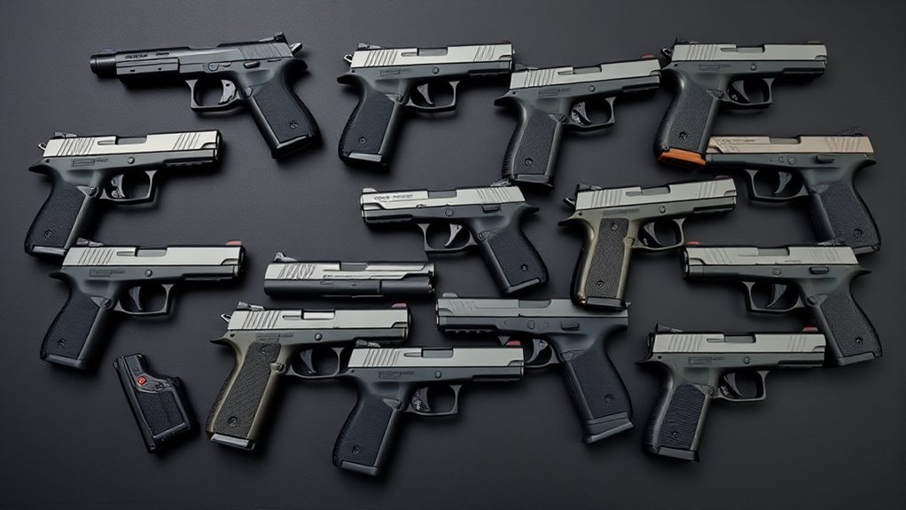 top left handed pistols