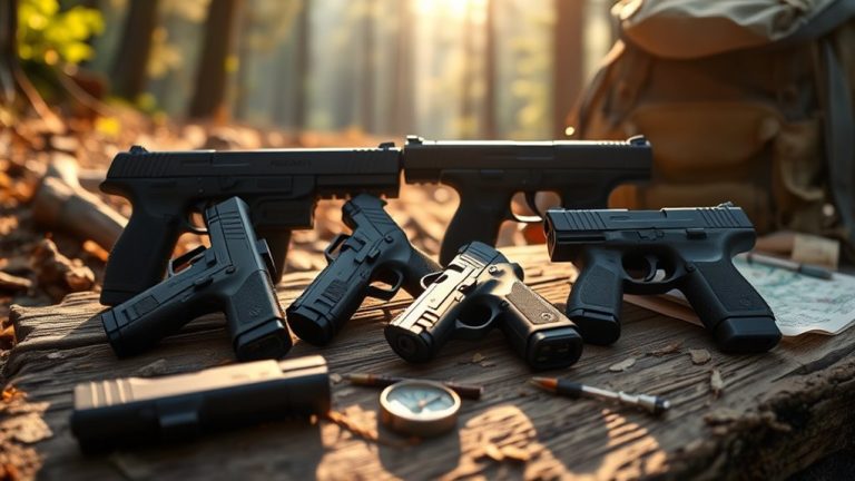 top lightweight backpacking pistols