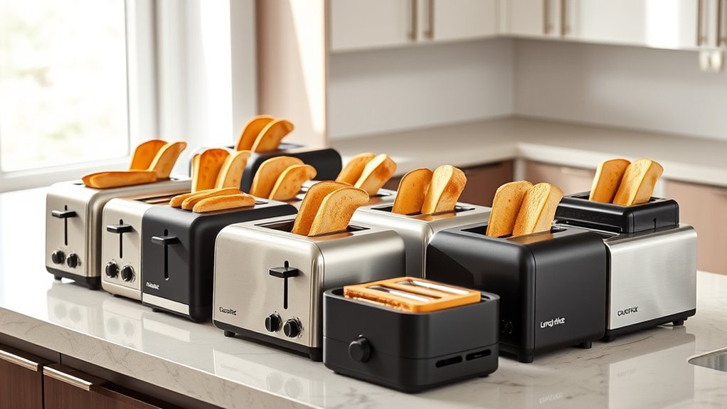 top long slice toasters