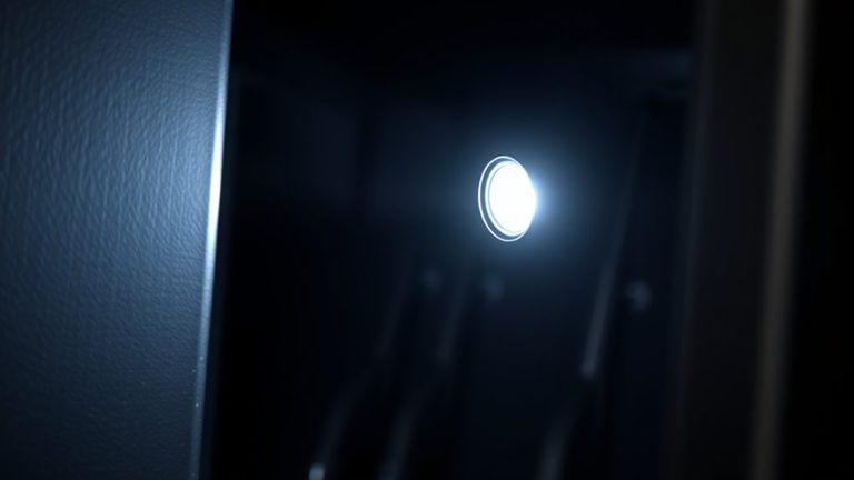 top magnetic gun safe lights