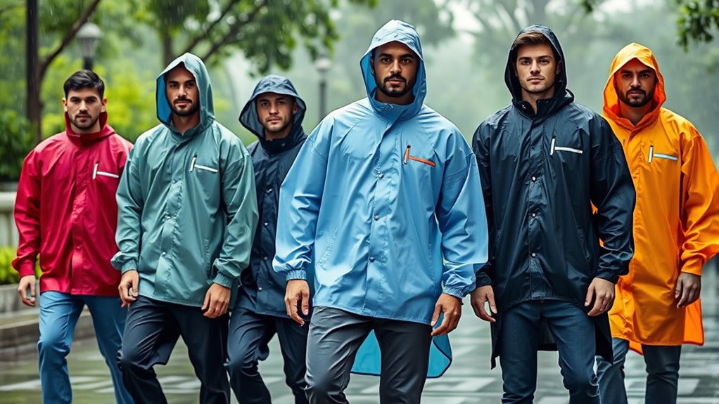 top men s rain ponchos