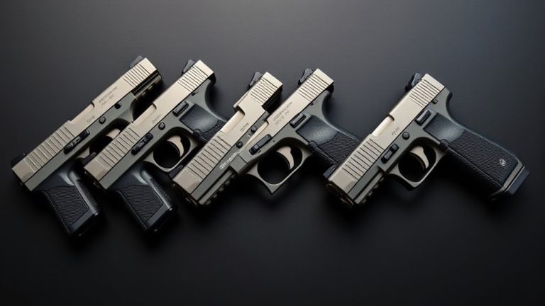 top metal frame 9mm pistols