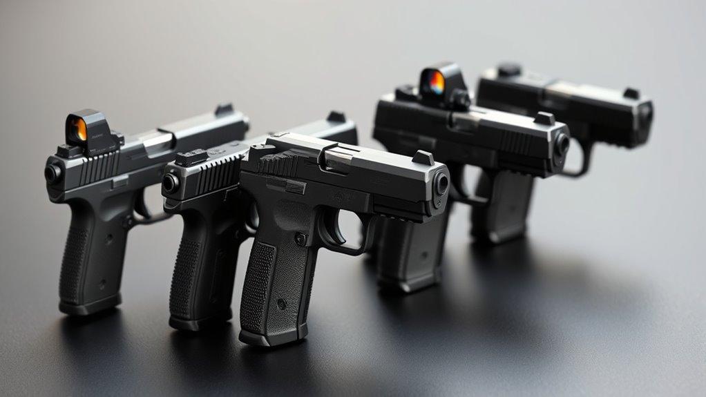 top micro pistol red dots