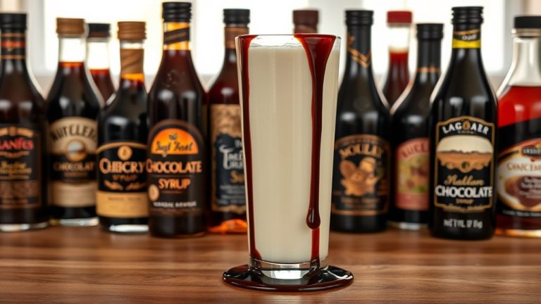 top milk chocolate syrups
