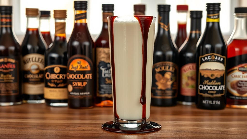 top milk chocolate syrups