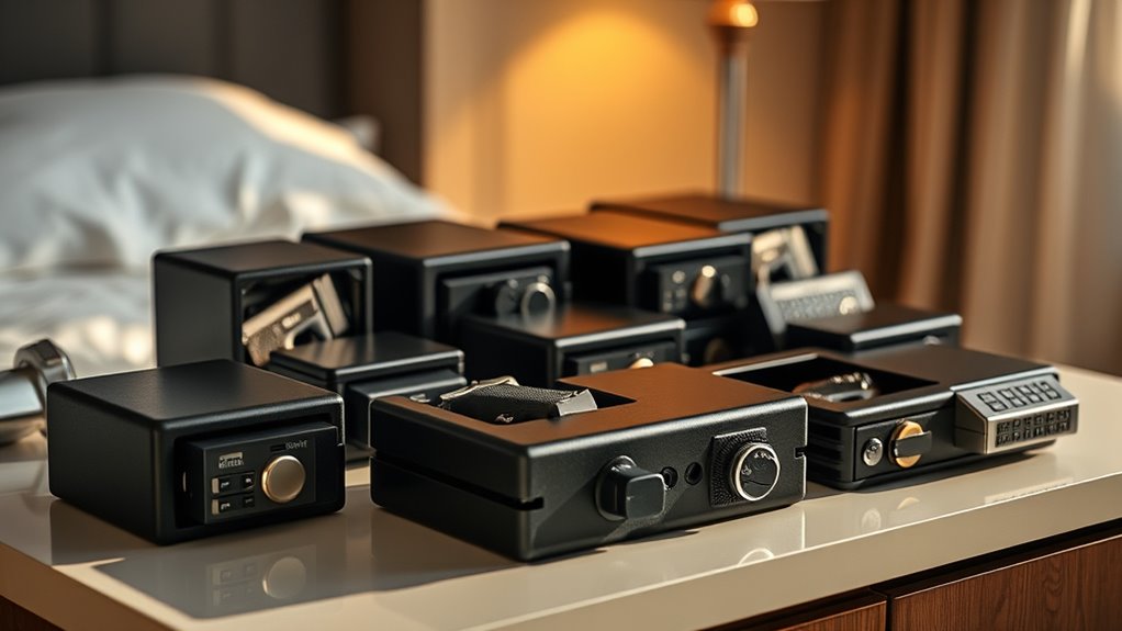 top nightstand gun safes