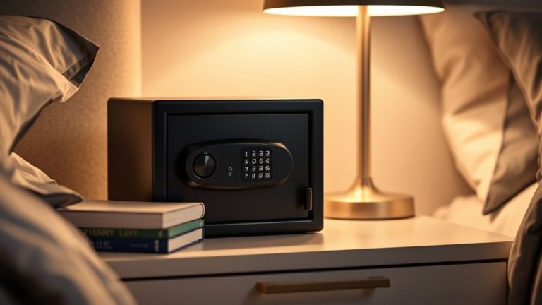 top nightstand handgun safes