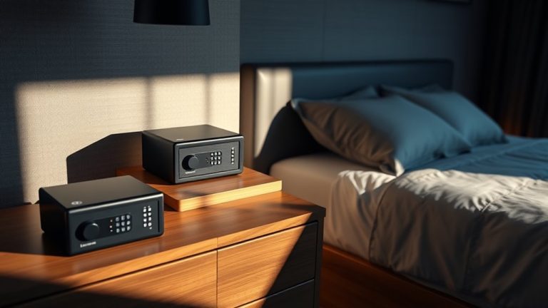 top nightstand pistol safes