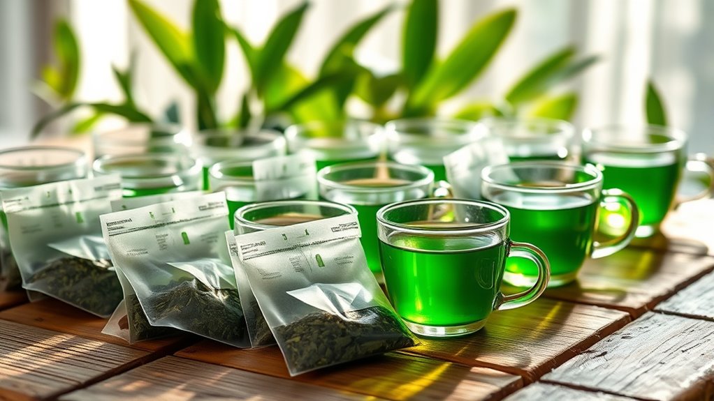top organic green tea selections