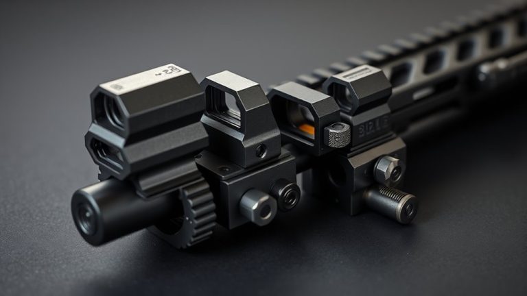 top picatinny flip up sights