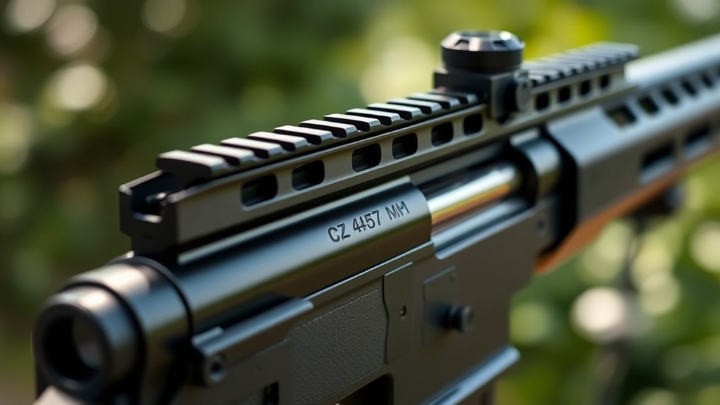 top picatinny rail cz 457