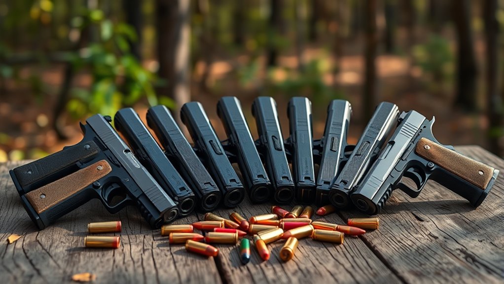 top pistol calibers list