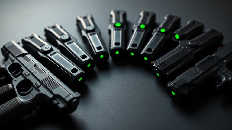 top pistol green dot sights