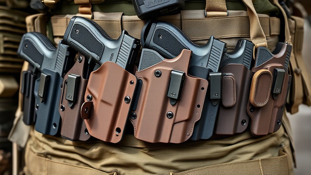 top pistol holster options