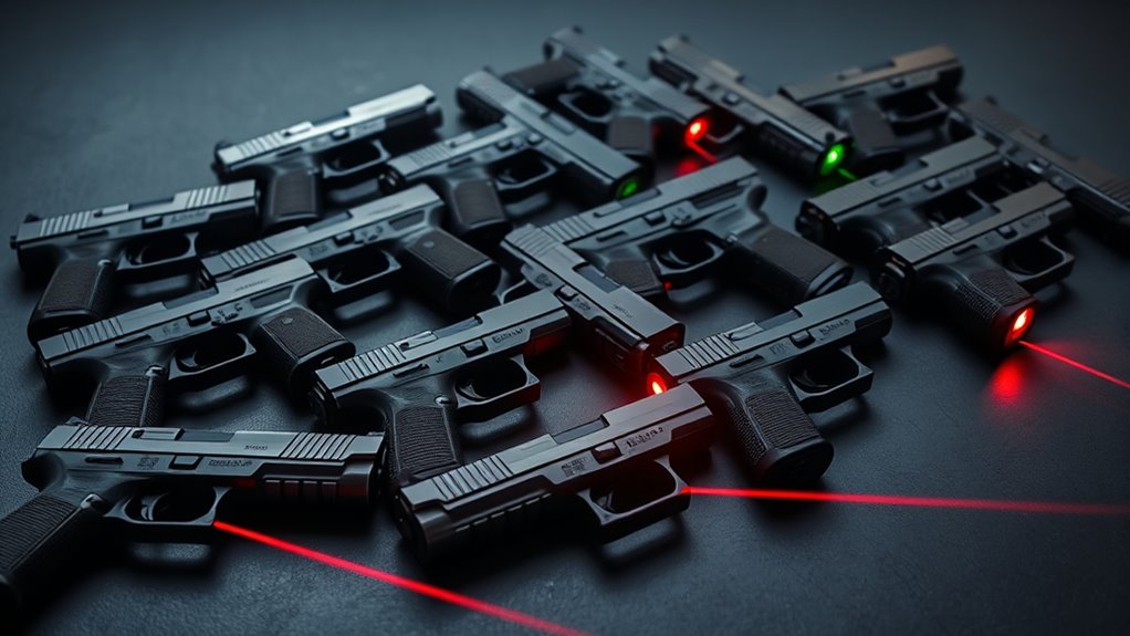 top pistol laser combos