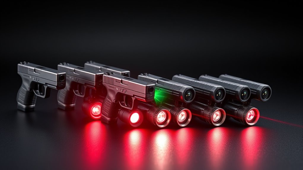 top pistol laser flashlight combos