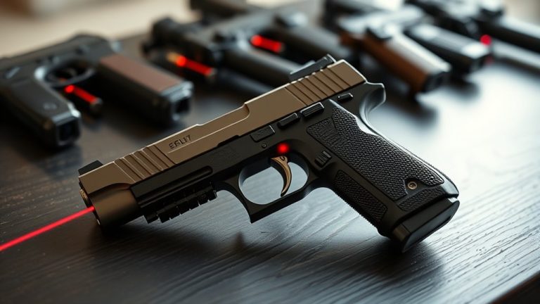 top pistol laser guides