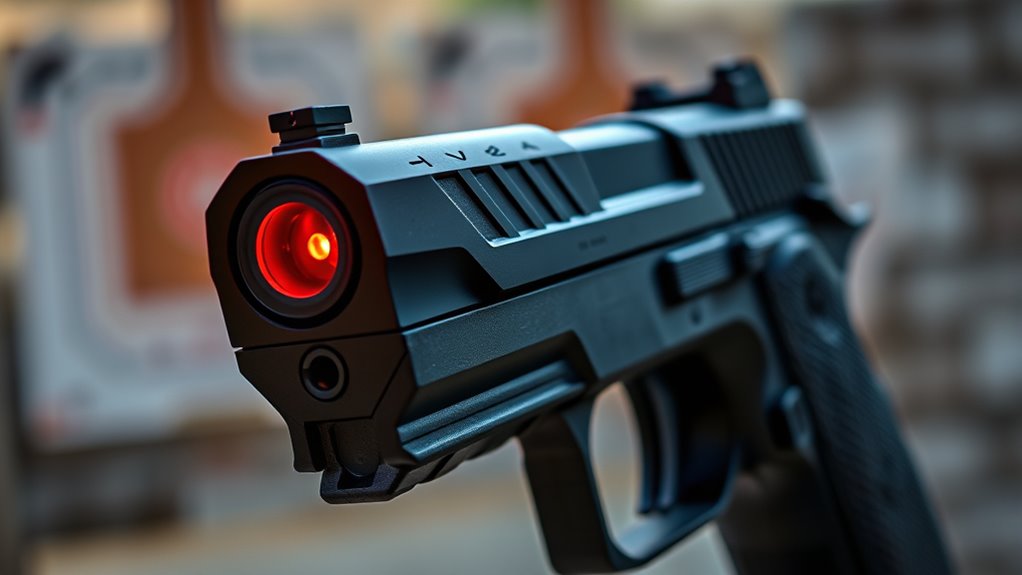 top pistol moa dot sizes