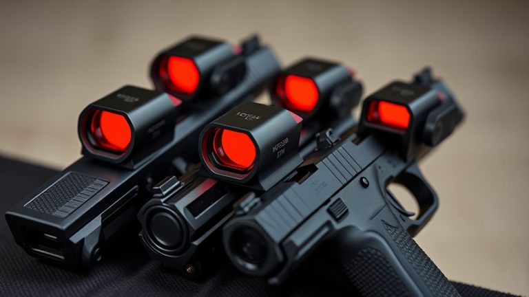 top pistol red dot sights