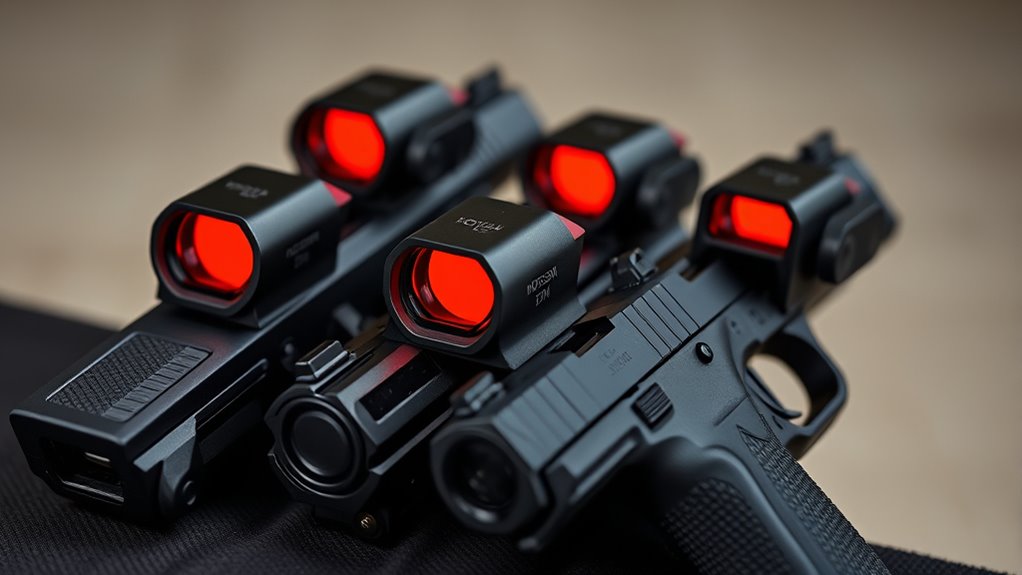top pistol red dot sights