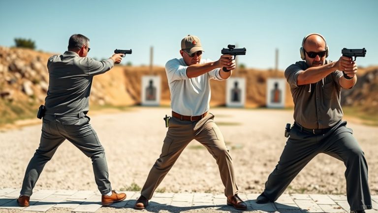 top pistol shooting stances