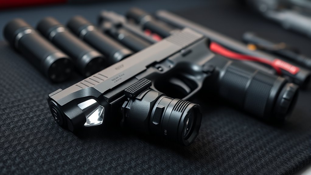 top pistol tactical light guides