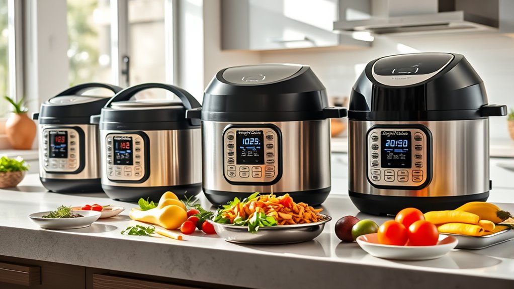 top pressure cooker air fryer combos