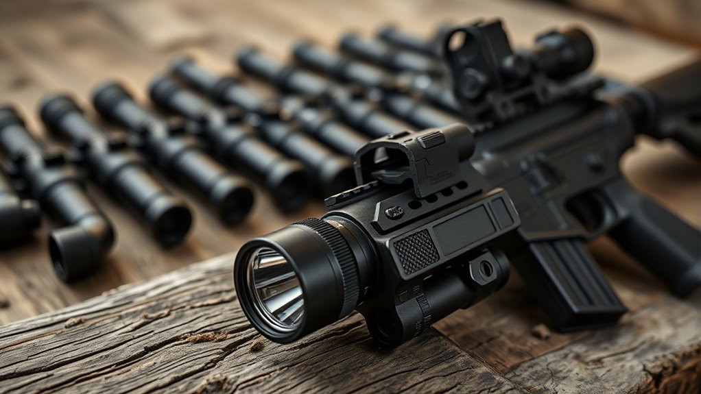 top rail mount lights