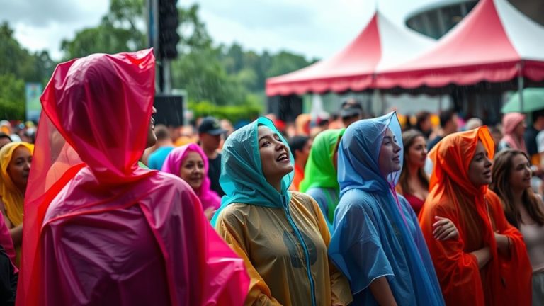 top rain ponchos for concerts