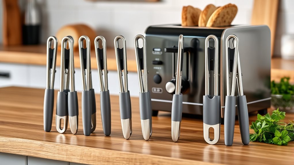 top rated stylish toaster tongs