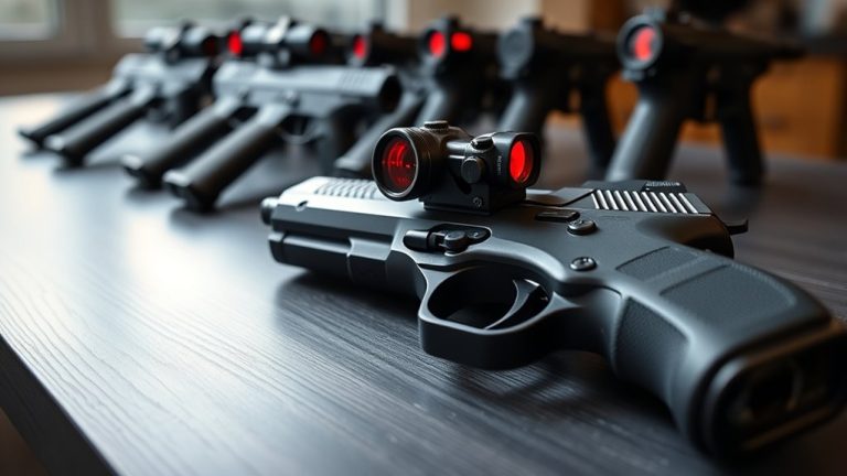 top red dot air pistol sights