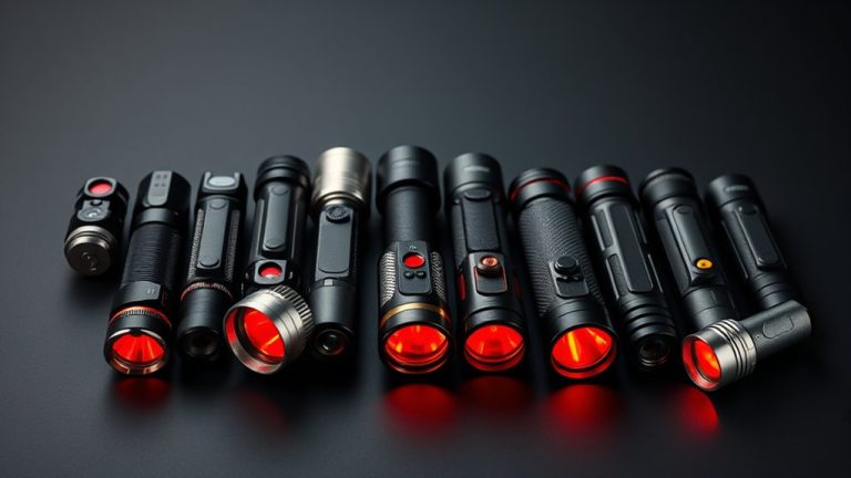top red light flashlights