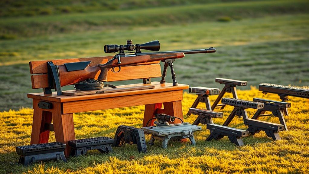 top rifle zeroing supports
