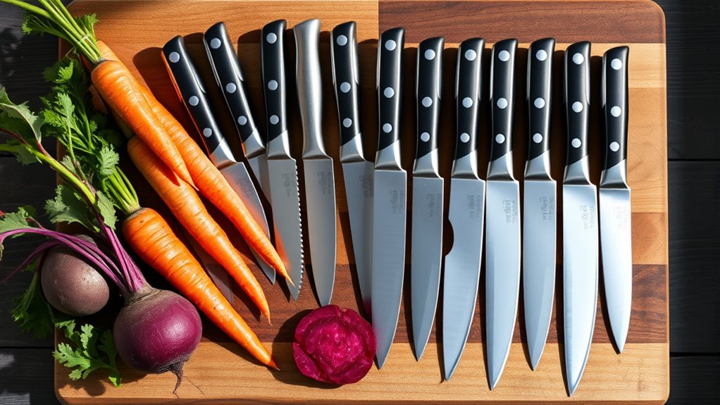 top root vegetable knives
