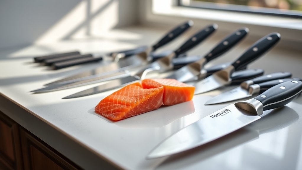 top salmon cutting knives