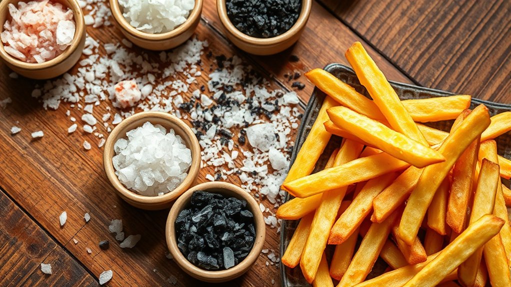 top salt choices for crispy fries