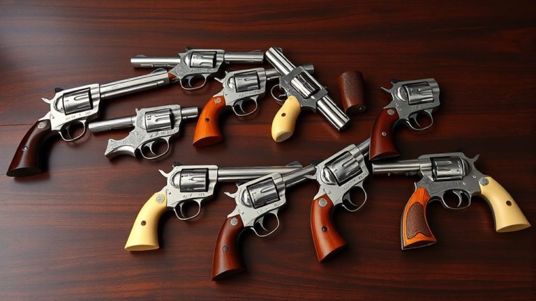 top six shooter pistols