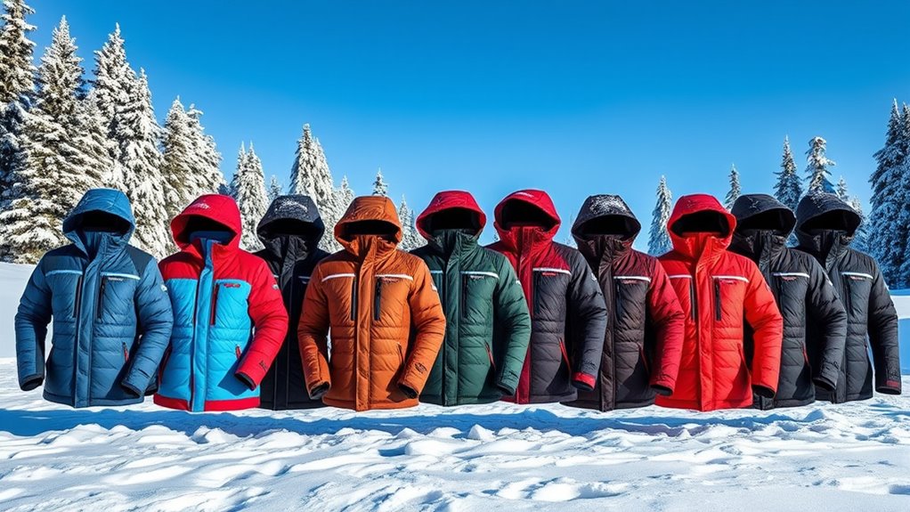 top skiing insulated jackets