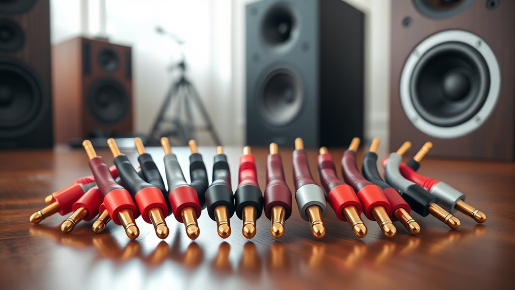 top speaker banana plugs